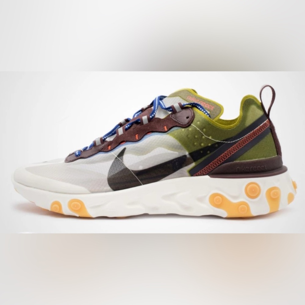 Nike React Element 87 Moss: AQ1090-300 US Men’s 9. Free shipping!